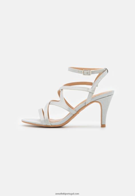 mulheres sandálias prata F4BZ0D1343 Anna Field