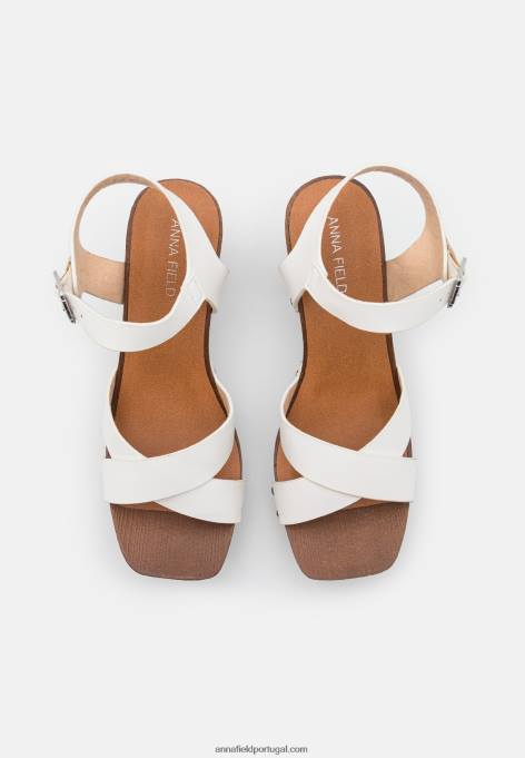 mulheres tamancos brancos F4BZ0D1889 Anna Field