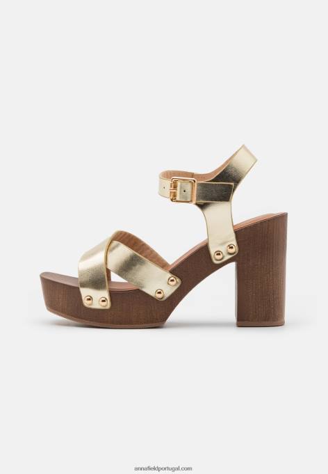 mulheres tamancos de ouro F4BZ0D1887 Anna Field