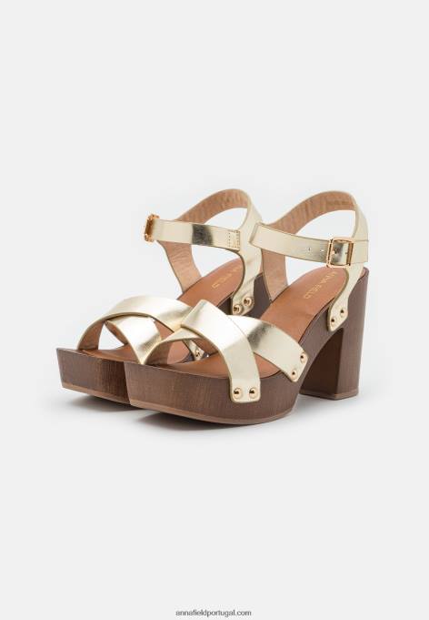 mulheres tamancos de ouro F4BZ0D1887 Anna Field