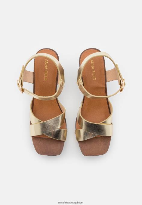 mulheres tamancos de ouro F4BZ0D1887 Anna Field