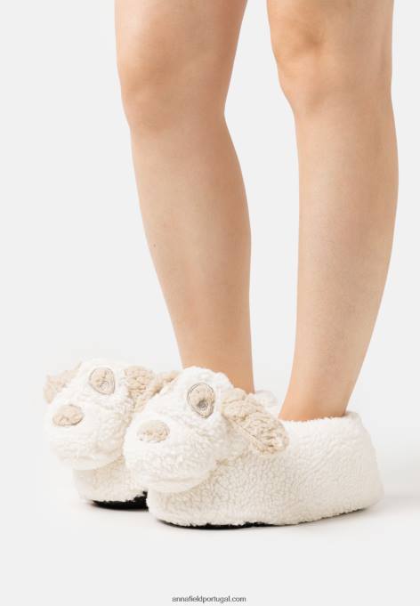 mulheres chinelos bege F4BZ0D2276 Anna Field