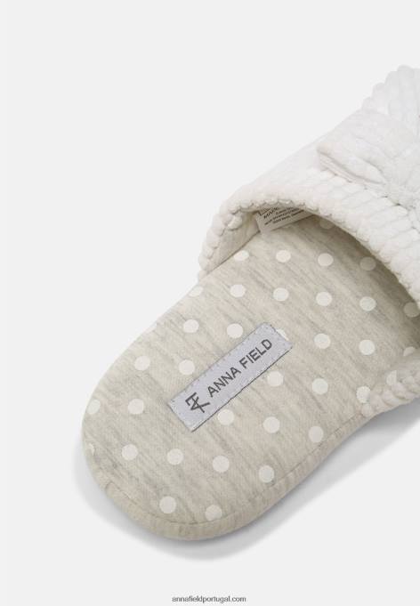 mulheres chinelos brancos F4BZ0D2279 Anna Field