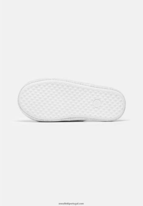 mulheres chinelos brancos F4BZ0D2279 Anna Field