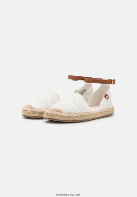 mulheres alpargatas brancas F4BZ0D1835 Anna Field