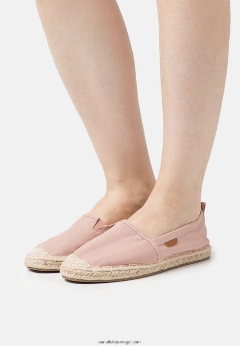mulheres alpargatas cor de ouro rosa F4BZ0D1838 Anna Field