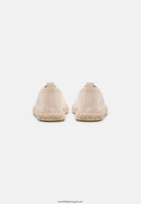 mulheres alpercatas bege F4BZ0D1837 Anna Field