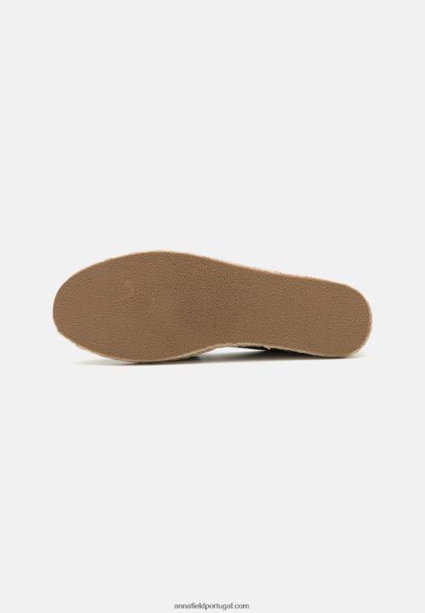 mulheres alpercatas caqui F4BZ0D1839 Anna Field