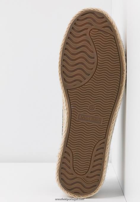 mulheres alpercatas pretas F4BZ0D1834 Anna Field