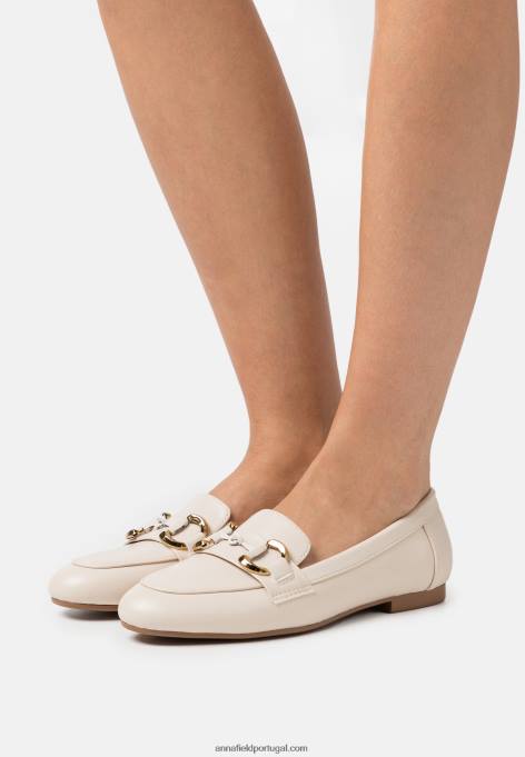 mulheres emilie slip-ons bege F4BZ0D1782 Anna Field