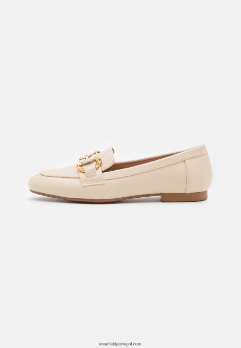 mulheres emilie slip-ons bege F4BZ0D1782 Anna Field