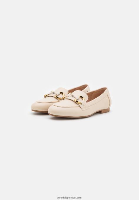 mulheres emilie slip-ons bege F4BZ0D1782 Anna Field