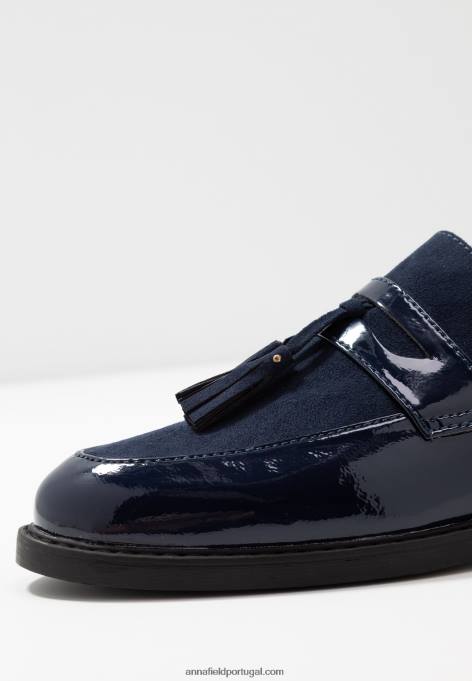 mulheres slip on azul escuro F4BZ0D1830 Anna Field