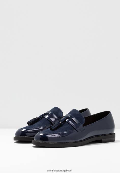 mulheres slip on azul escuro F4BZ0D1830 Anna Field