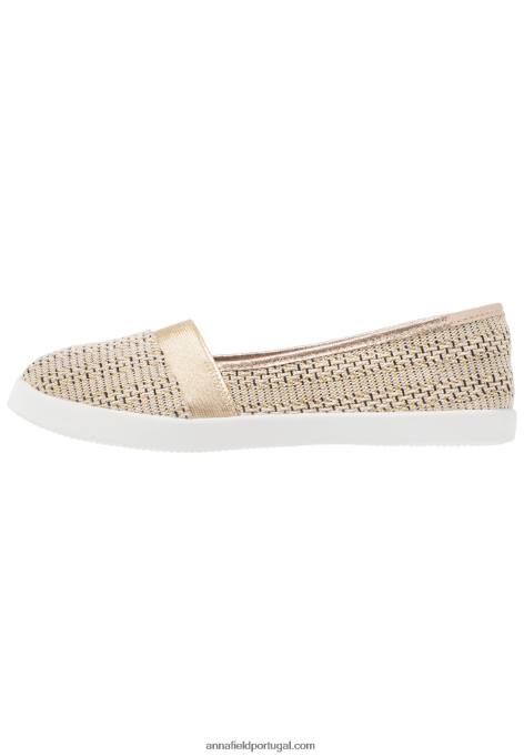 mulheres slip-on bege F4BZ0D1785 Anna Field