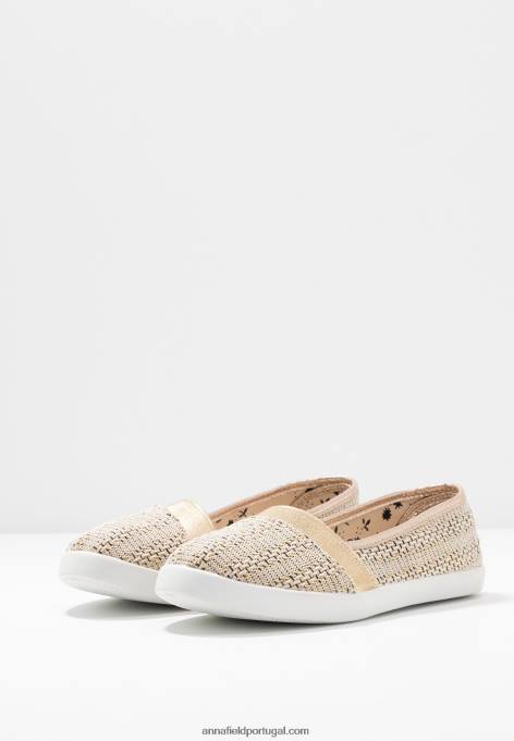 mulheres slip-on bege F4BZ0D1785 Anna Field