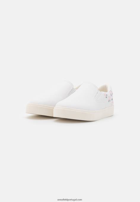 mulheres slip-on branco F4BZ0D1798 Anna Field