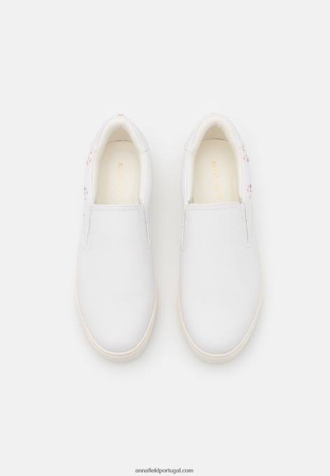 mulheres slip-on branco F4BZ0D1798 Anna Field