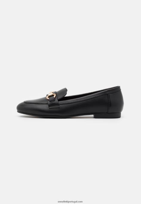 mulheres slip-on preto F4BZ0D1780 Anna Field