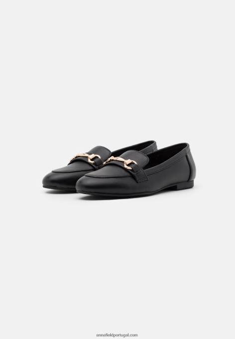 mulheres slip-on preto F4BZ0D1780 Anna Field
