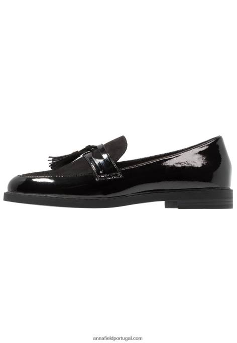 mulheres slip-on preto F4BZ0D1781 Anna Field