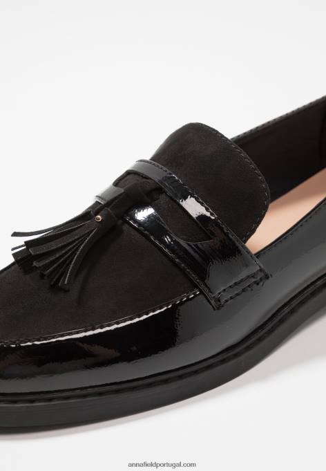 mulheres slip-on preto F4BZ0D1781 Anna Field