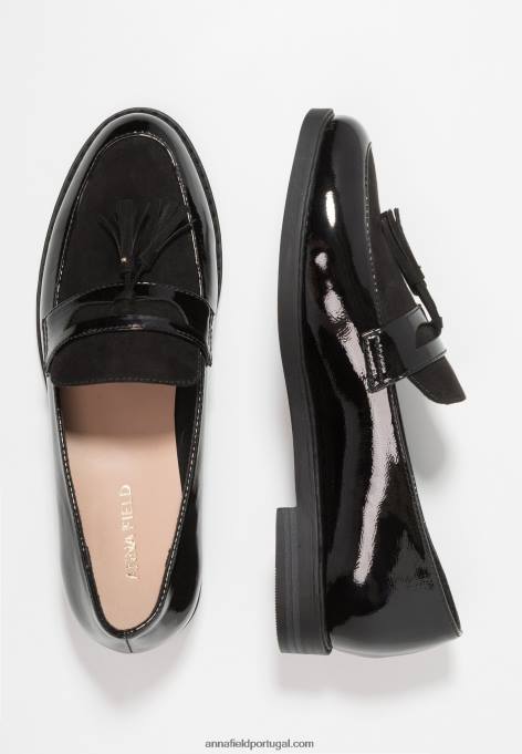 mulheres slip-on preto F4BZ0D1781 Anna Field
