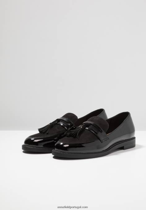 mulheres slip-on preto F4BZ0D1781 Anna Field