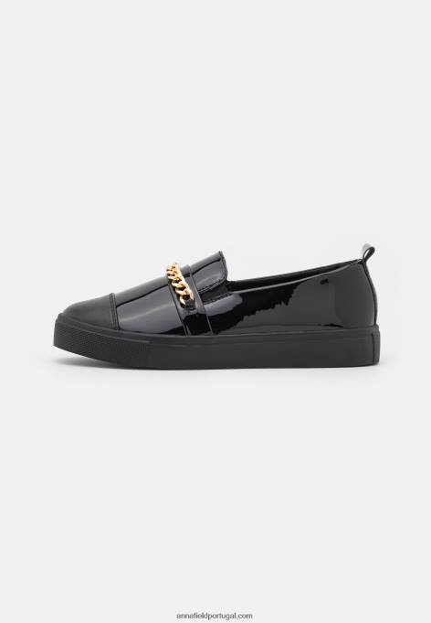 mulheres slip-on preto F4BZ0D1786 Anna Field