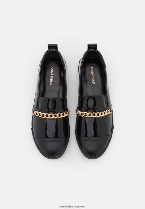 mulheres slip-on preto F4BZ0D1786 Anna Field