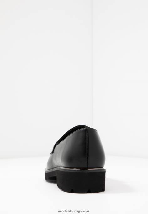 mulheres slip-on preto F4BZ0D1788 Anna Field