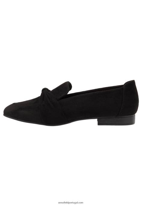 mulheres slip-on preto F4BZ0D1790 Anna Field