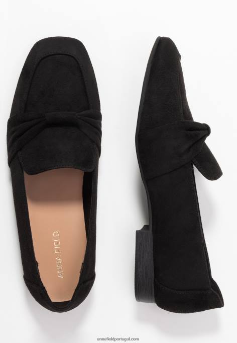 mulheres slip-on preto F4BZ0D1790 Anna Field