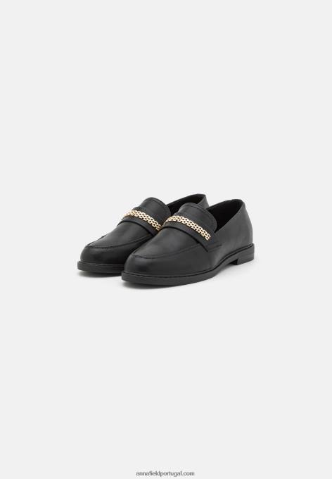 mulheres slip-on preto F4BZ0D1793 Anna Field