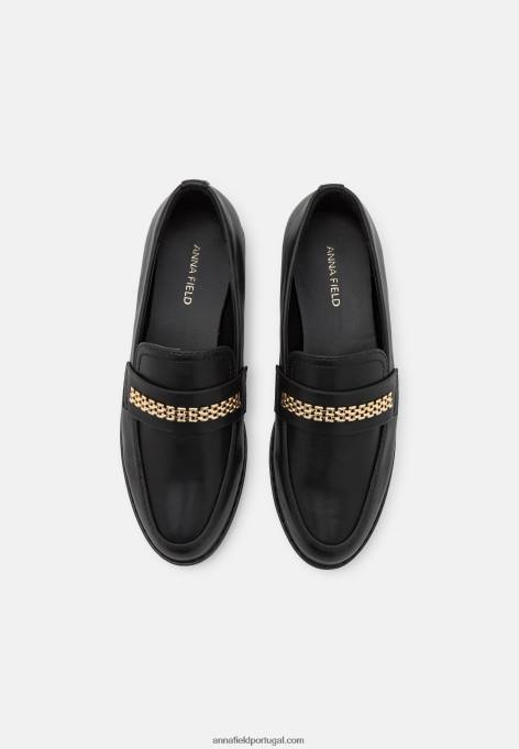mulheres slip-on preto F4BZ0D1793 Anna Field