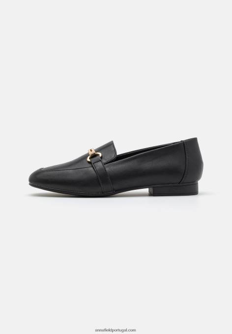 mulheres slip-on preto F4BZ0D1803 Anna Field