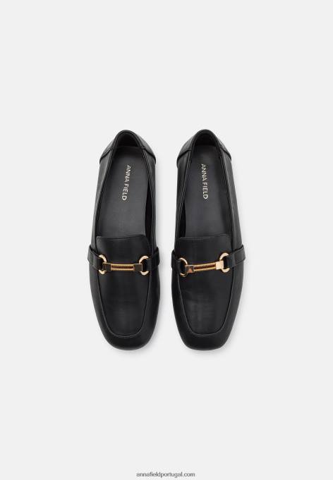 mulheres slip-on preto F4BZ0D1803 Anna Field