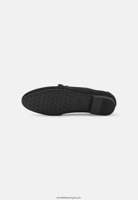 mulheres slip-on preto F4BZ0D1804 Anna Field
