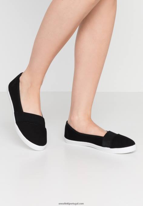 mulheres slip-on preto F4BZ0D1805 Anna Field