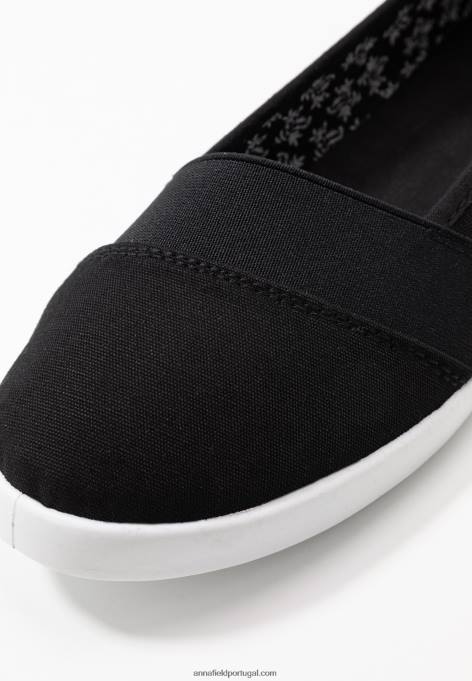 mulheres slip-on preto F4BZ0D1805 Anna Field