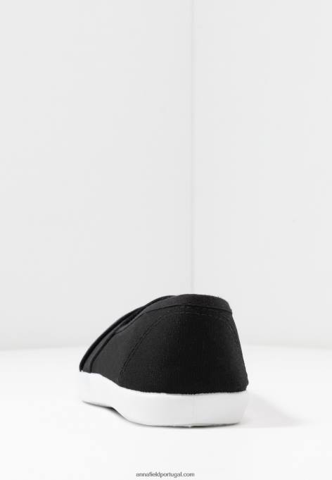 mulheres slip-on preto F4BZ0D1805 Anna Field