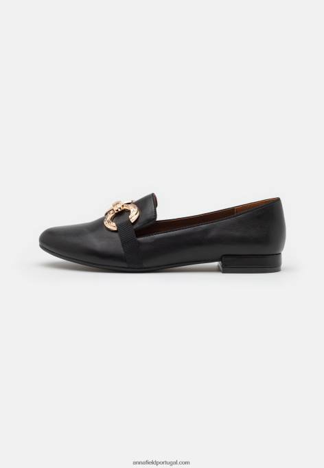 mulheres slip-on preto F4BZ0D1806 Anna Field