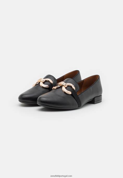 mulheres slip-on preto F4BZ0D1806 Anna Field