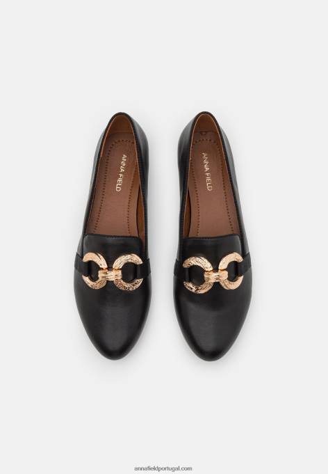 mulheres slip-on preto F4BZ0D1806 Anna Field