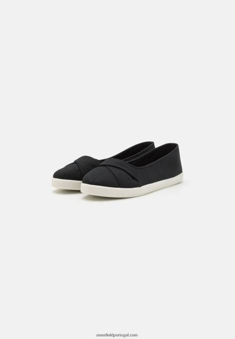 mulheres slip-on preto F4BZ0D1812 Anna Field