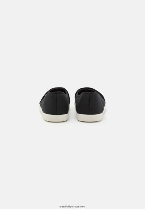 mulheres slip-on preto F4BZ0D1812 Anna Field