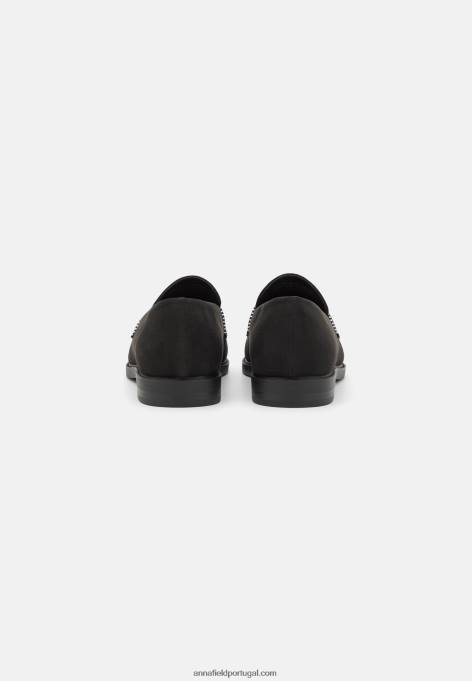 mulheres slip-on preto F4BZ0D1813 Anna Field