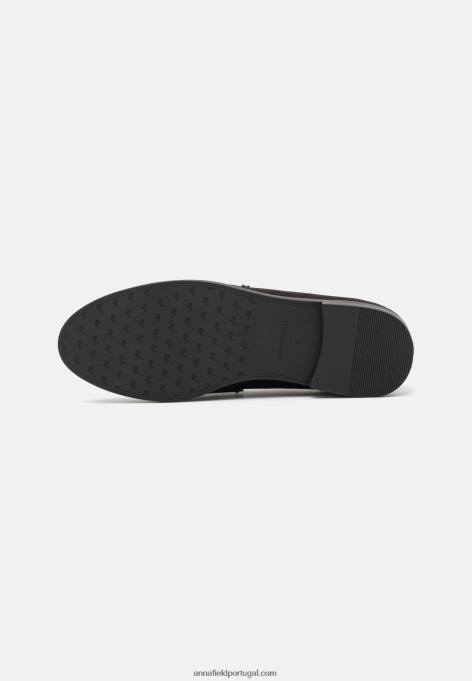 mulheres slip-on preto F4BZ0D1813 Anna Field