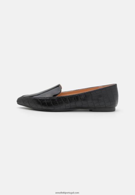 mulheres slip-on preto F4BZ0D1828 Anna Field