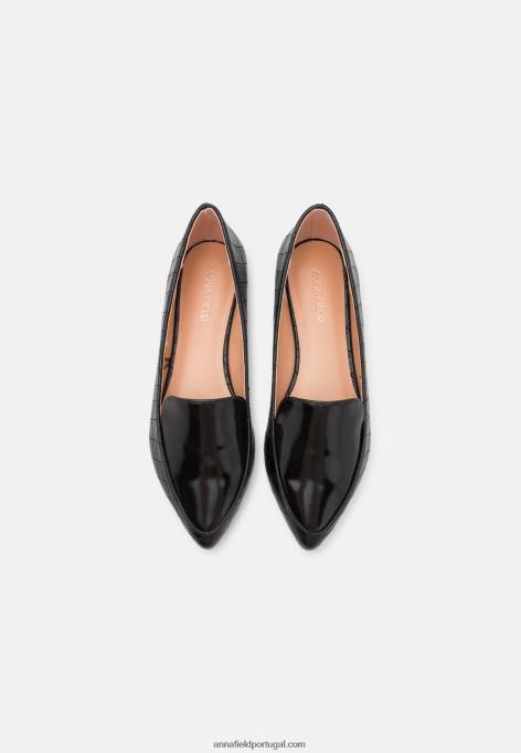 mulheres slip-on preto F4BZ0D1828 Anna Field